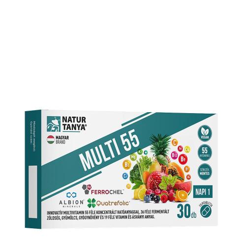 Natur Tanya Multi 55 - Fermented Multivitamin (30 Tabletten)