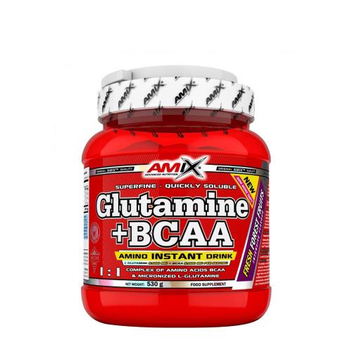Amix Glutamine + BCAA powder (530 g, Waldfrüchte)
