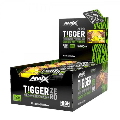 Amix TIGGER® Zero bar (20 x 60g, Vanilla & Caramel)