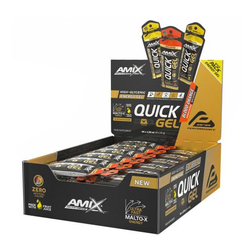 Amix Performance QUICK Energy Gel (40 x 45g, Blutorange)