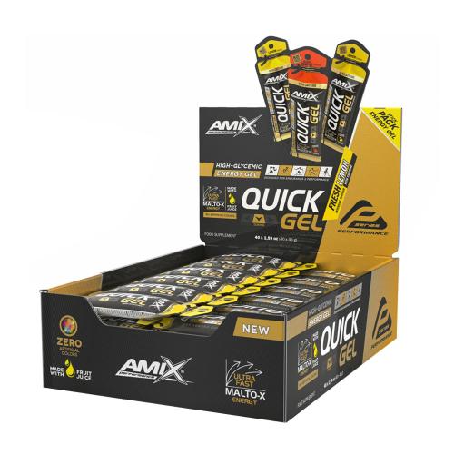 Amix Performance QUICK Energy Gel (40 x 45g, Zitrone)