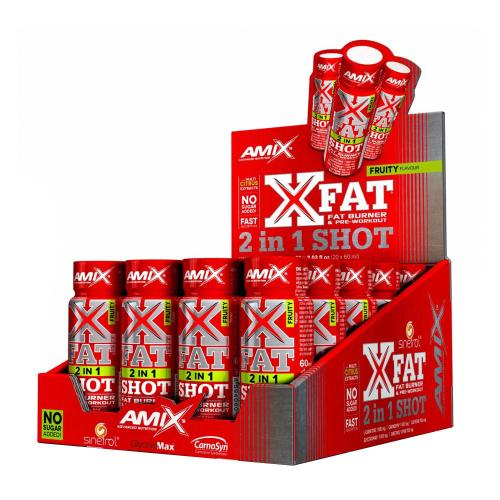 Amix XFat 2in1 SHOT (20 x 60 ml, Fruity)