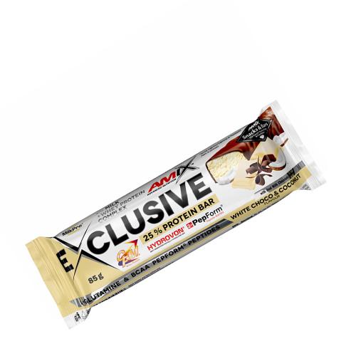 Amix Exclusive Protein Bar (85 g, Weiße Schokolade)