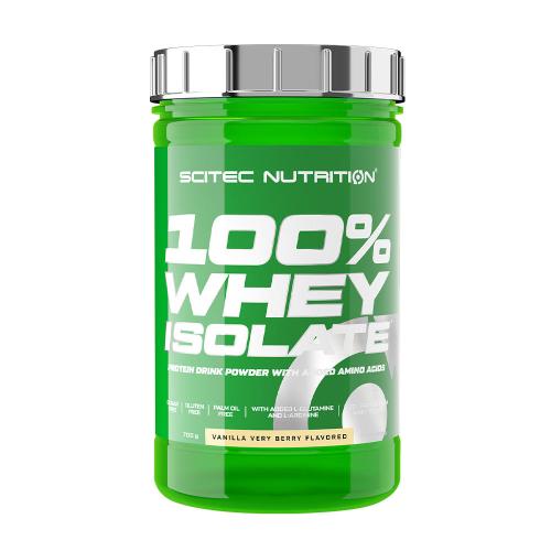 Scitec Nutrition 100% Whey Isolate (700 g, Vanille-Waldbeere)