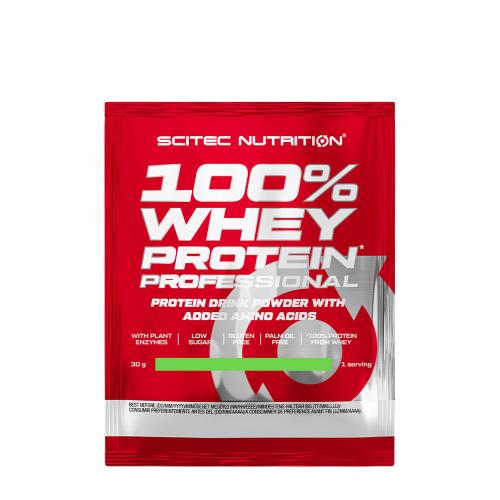 Scitec Nutrition 100% Whey Protein Professional (30 g, Pistazie-weiße Schokolade)
