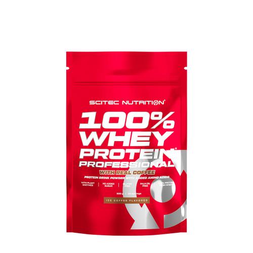 Scitec Nutrition 100% Whey Protein Professional (500 g, Eis Kaffee)
