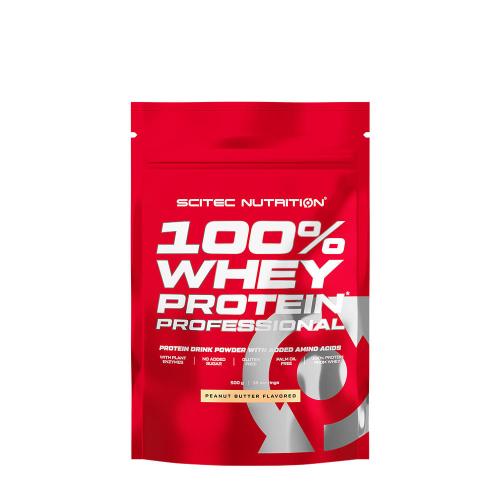 Scitec Nutrition 100% Whey Protein Professional (500 g, Erdnussbutter)