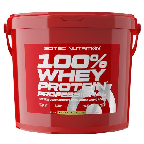 Scitec Nutrition 100% Whey Protein Professional (5000 g, Banane)