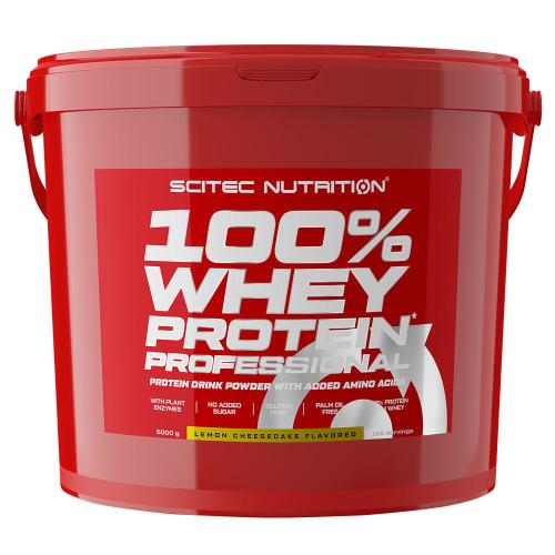 Scitec Nutrition 100% Whey Protein Professional (5000 g, Zitronen-Käsekuchen)