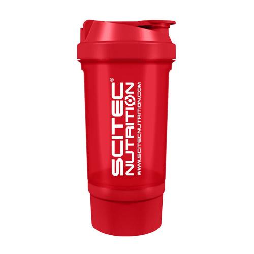 Scitec Nutrition Traveller Shaker (500 ml, Rot)