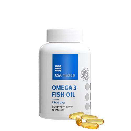 USA medical Omega 3 Fish Oil (60 Weichkapseln)