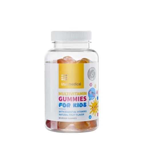 USA medical Multivitamin Gummies For kids (60 Gummibonbons, Natürlicher Fruchtgeschmack)