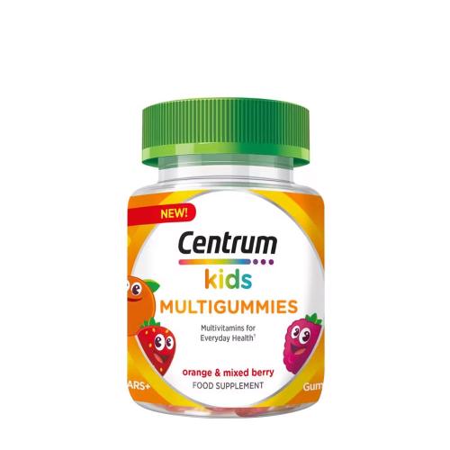 Centrum Kids Multigummies Orange & Mixed Berry (30 Gummibonbons, Orange-Beeren-Mischung)