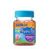 Vitabiotics Wellkid Peppa Pig Vitamin D 400 IU  (30 Gummibonbons, Erdbeerbeutel)