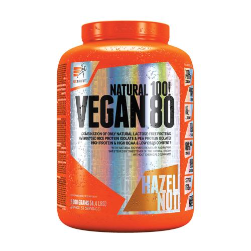 Extrifit Vegan 80 (2000 g, Haselnuss)