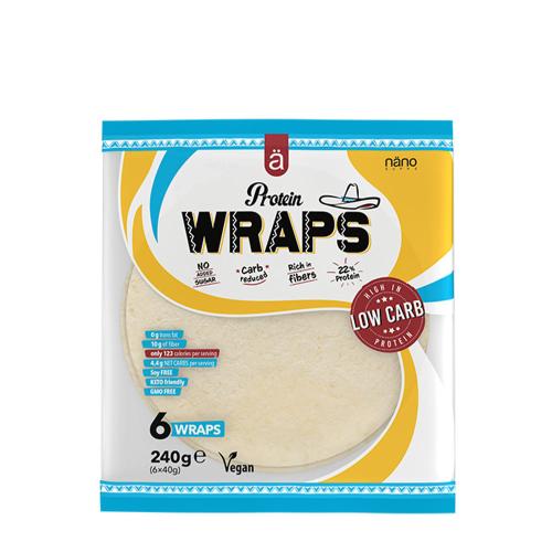 Nanosupps Protein Wrap - Wheat Flour tortilla (240 g, Natürlich)