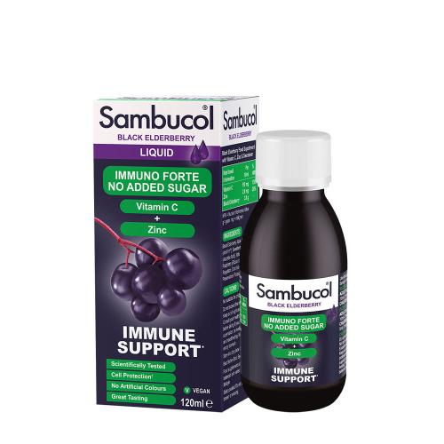 Sambucol Immuno Forte Sugar Free Liquid (120 ml, Schwarzer Holunder)