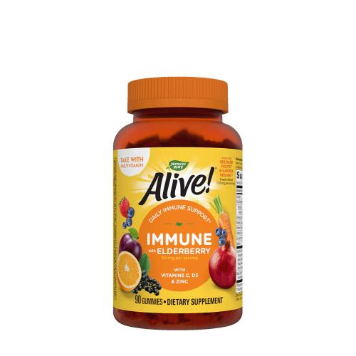 Natures Way Alive!® Premium Immune Gummies (90 Gummibonbons, Kirsche & Weintraube)