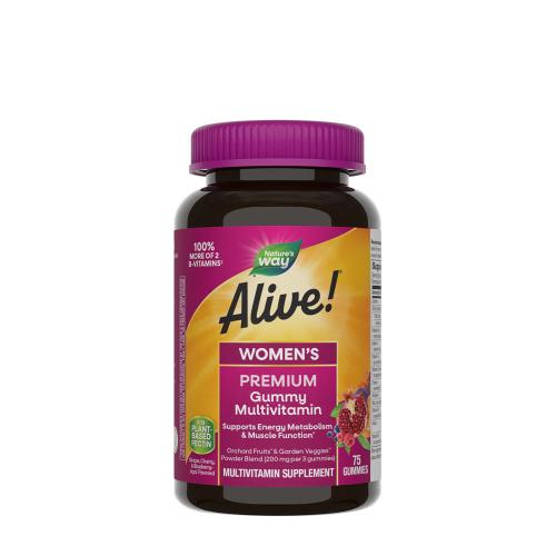 Natures Way Alive!® Premium Women’s Gummy Multivitamin (75 Gummibonbons)