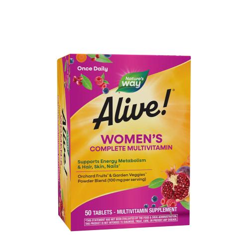 Natures Way Alive!® Women's Complete Multivitamin (50 Tabletten)