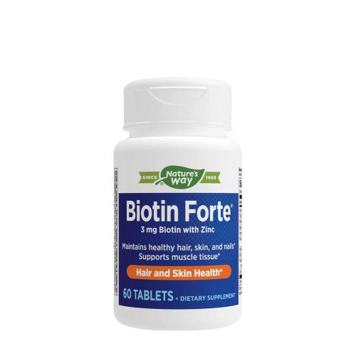 Natures Way Biotin Forte® with Zinc (60 Tabletten)