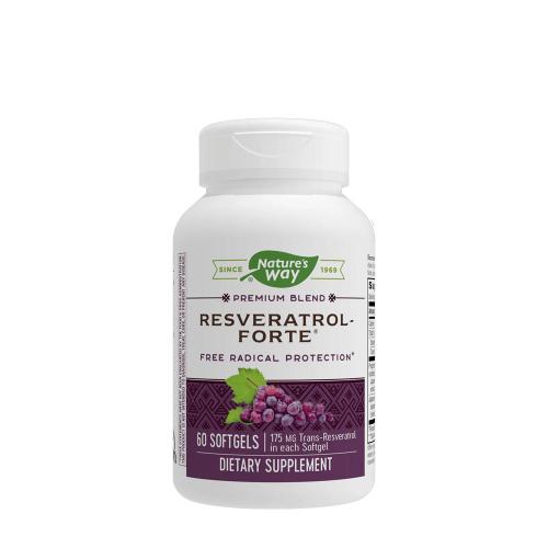 Natures Way Resveratrol-Forte® (60 Weichkapseln)