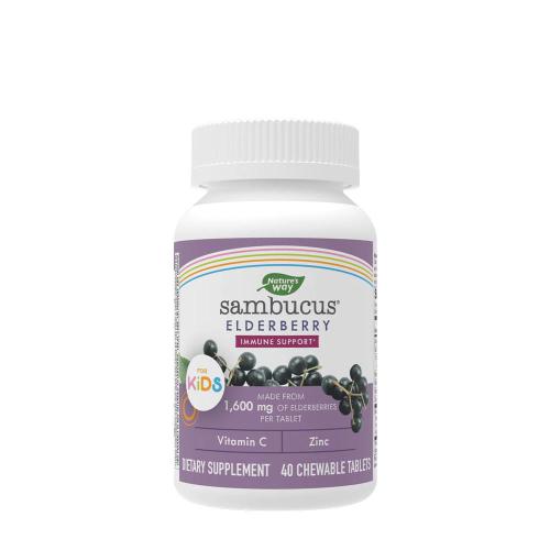 Natures Way Sambucus Kids Immune Chewable (40 Kautabletten)