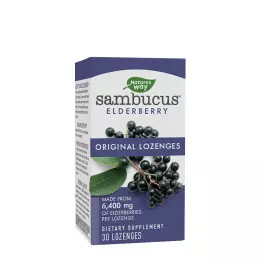   Nature's Way Sambucus Original Lozenges (30 Lutschtabletten, Holunder)