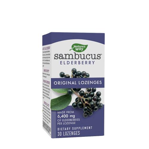 Natures Way Sambucus Original Lozenges (30 Lutschtabletten, Holunder)