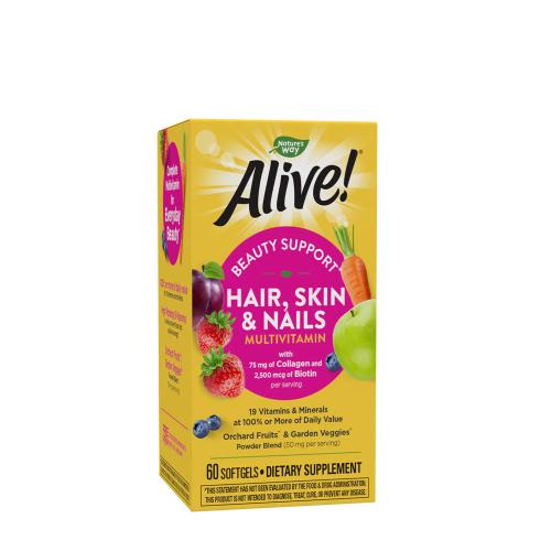 Nature's Way Hair Skin & Nail Gummy (60 Weichkapseln)