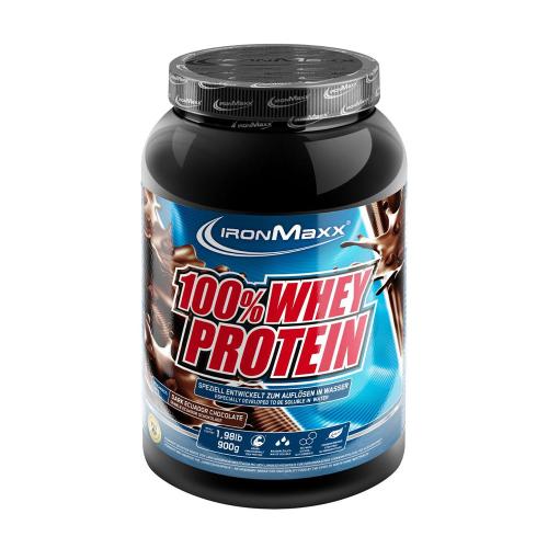 Ironmaxx IRONMAXX 100% WHEY PROTEIN (900g apple cinnamon) (900 g, Dunkle Schokolade)