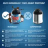 Ironmaxx IRONMAXX 100% WHEY PROTEIN (900g apple cinnamon) (2350 g, Milchschokolade mit Kokosnuss)