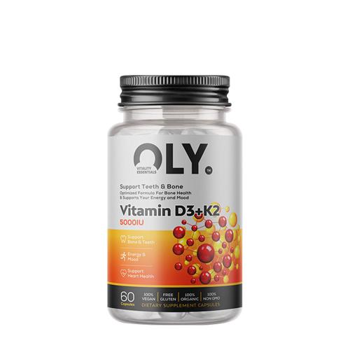 Oly Vitamin D3+K2 5000 IU (60 Kapseln)