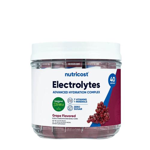 Nutricost Electrolytes Hydration Stick Packs (156 g, Traube)