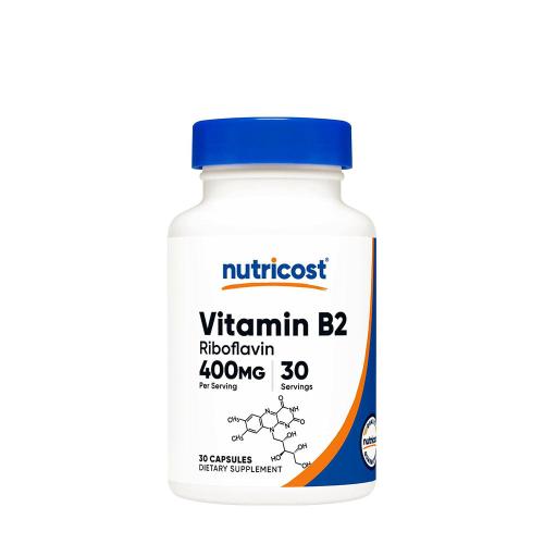 Nutricost Vitamin B2 Riboflavin 400 mg (30 Kapseln)