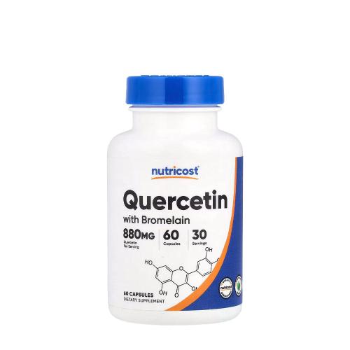 Nutricost Quercetin (With Bromelain) 880 mg (60 Kapseln)