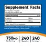 Nutricost NUTRICOST L-ARGININE + L-CITRULLINE CAPSULES 750 MG (120 Caps) (240 Kapseln)