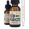 Double Wood Supplements Vitamin D3 + K2 Liquid (30 ml)