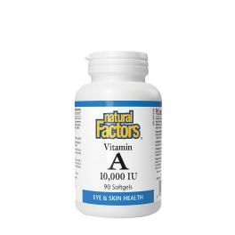 Natural Factors Vitamin A 10,000 IU (90 Weichkapseln)