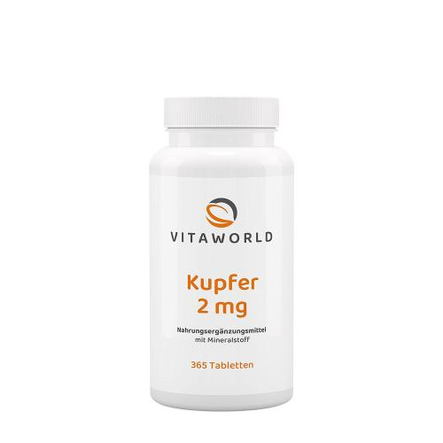 Vitaworld Copper 2 mg (365 tabletten)