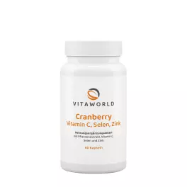 Vitaworld Cranberry Vit C + Selenium + Zinc (60 Kapseln)