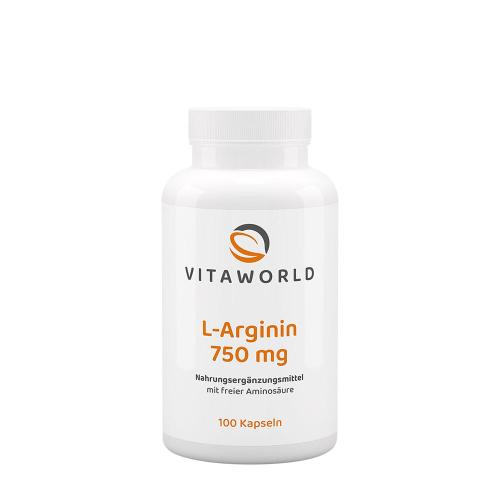 Vitaworld L-arginine 750 mg (100 Kapseln)