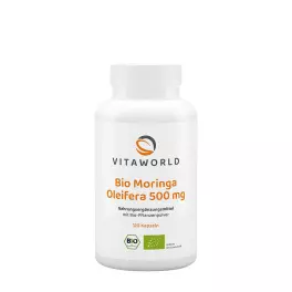 Vitaworld Moringa Oleifera 500 mg Organic (120 Kapseln)