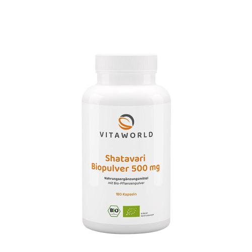 Vitaworld Shatavari 500 mg Organic (180 Kapseln)