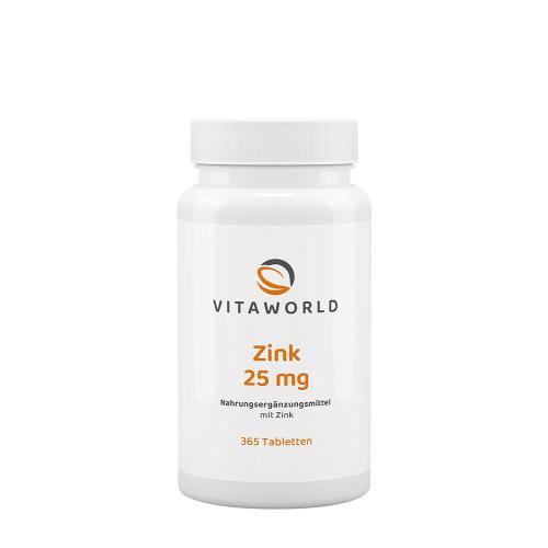 Vitaworld Zinc 25 mg (365 tabletten)