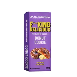   ALLNUTRITION Fitking Delicious Donut Cookie (128 g, Erdnuss-Karamell)