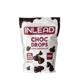 INLEAD Nutrition Choc Drops (150 g, Dunkle Schokolade)