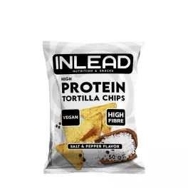   INLEAD Nutrition High Protein Tortilla Chips (50 g, Salz und Pfeffer)