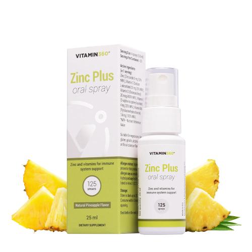 Vitamin360 Zinc Plus Oral Spray  (25 ml, Ananas)