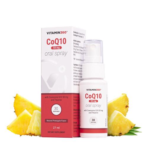 Vitamin360 CoQ10 50mg Oral Spray (27 ml, Ananas)